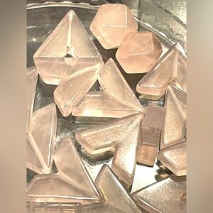 Mix of Rose Quartz Beads Over 40!!